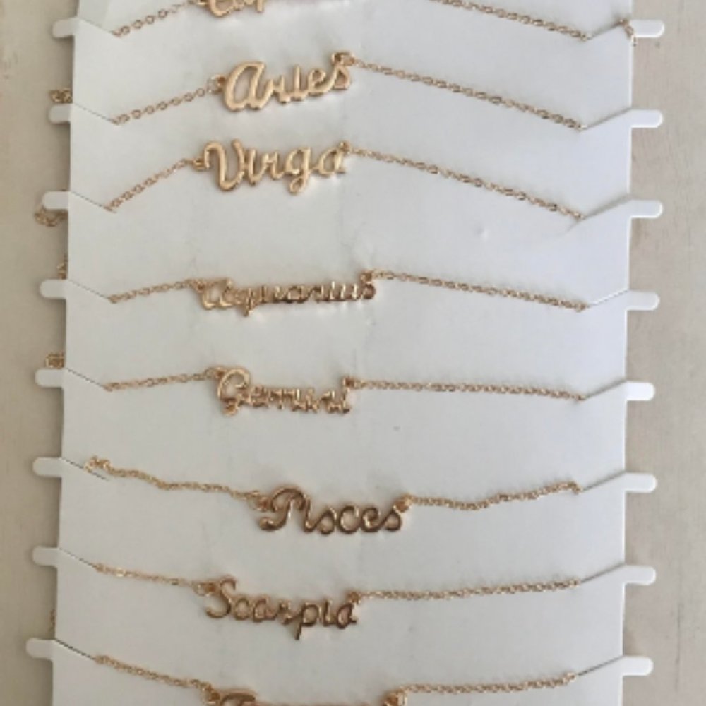 Gold zodiac necklaces jewelry NOT FROM URBAN OUTFITTERS